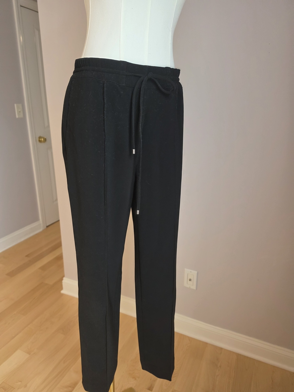 Club Monaco Black Drawstring Jogger Pants